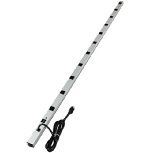 WIREMOLD  multiprise 4,5 m 11 sortie(s) CA Intérieure Aluminium, Noir - 7011BDS