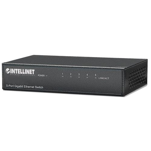 Intellinet  commutateur réseau Gigabit Ethernet (10/100/1000) Noir - 530378
