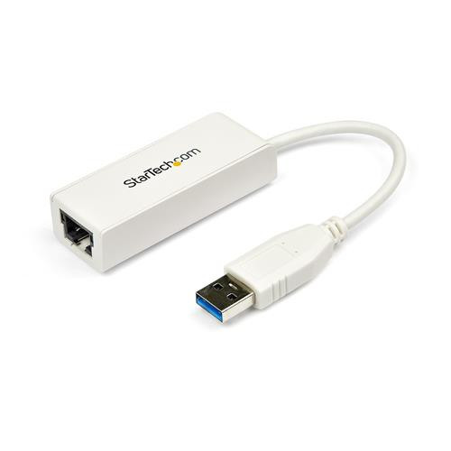 StarTech.com Adaptateur Réseau USB 3.0 vers Gigabit Ethernet, 10/100/1000 Mbps, USB vers RJ45, Adaptateur USB 3.0 vers LAN, Adaptateur Ethernet USB 3.0 (GbE), Conformité TAA - USB31000SW