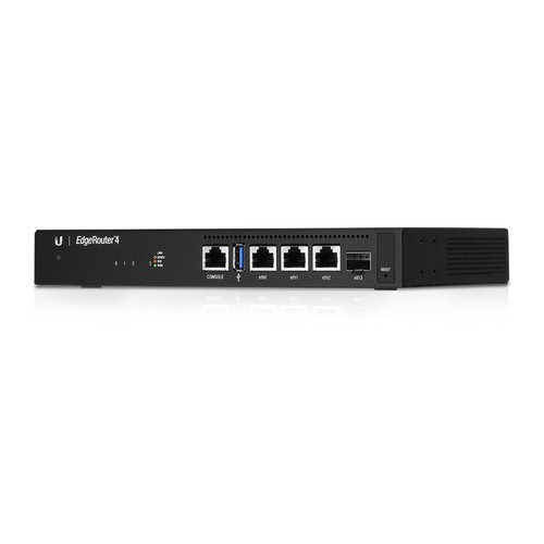 Ubiquiti EdgeRouter 4 Routeur connecté Gigabit Ethernet Noir - ER-4