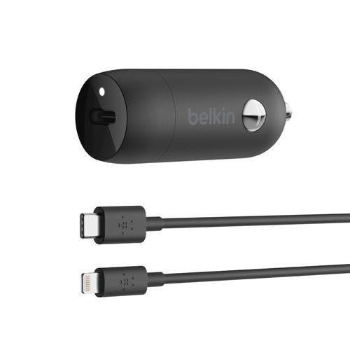 Belkin  chargeur d'appareils mobiles Smartphone, Stylet, Tablette Noir Auto - CCA003BT04BK