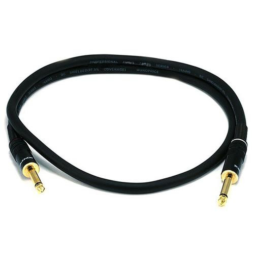 Monoprice 5495 câble audio 1 m 6,35 mm TS Noir - 105495