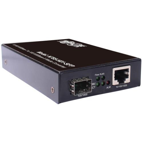 Tripp Lite  convertisseur de support réseau 1000 Mbit/s Multimode Noir - N785-H01-SFP