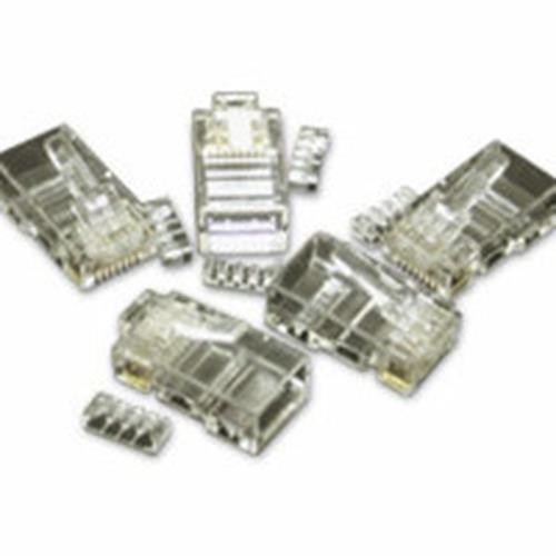 C2G RJ45 Cat5E Modular Plug for Round Solid/Stranded Cable 10pk - 27572