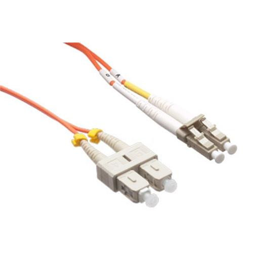 Axiom  câble InfiniBand et à fibres optiques 2x LC 2x SC OFNR Orange - LCSCMD5O-1M-AX
