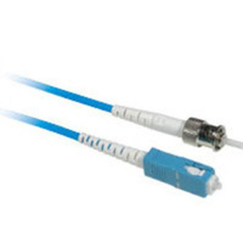 C2G 2m SC/ST Plenum-Rated 9/125 Simplex Single Mode Fiber Patch Cable câble InfiniBand et à fibres optiques Bleu - 37666