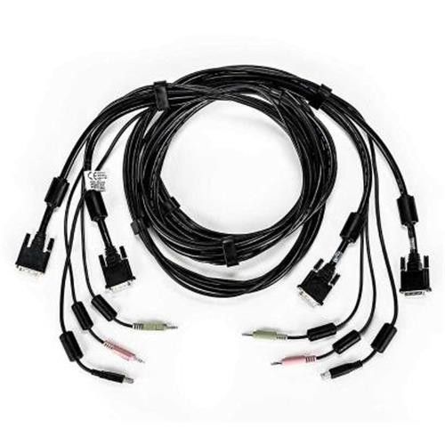 Vertiv Avocent 2 x DVI-I Vidéo, 1 x USB, 2 x Audio - CBL0121