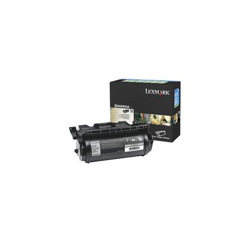 Lexmark X642e, X644e, X646e High Yield Return Program Print Cartridge for Label Applications cartouche d'encre Original Noir - X644H01A