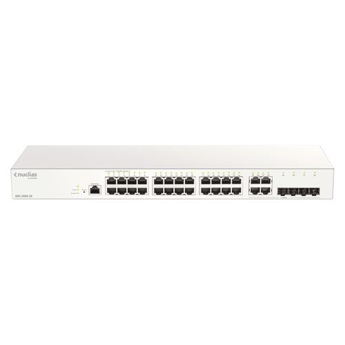 D-Link  commutateur réseau Géré L2 Gigabit Ethernet (10/100/1000) Gris - DBS-2000-28