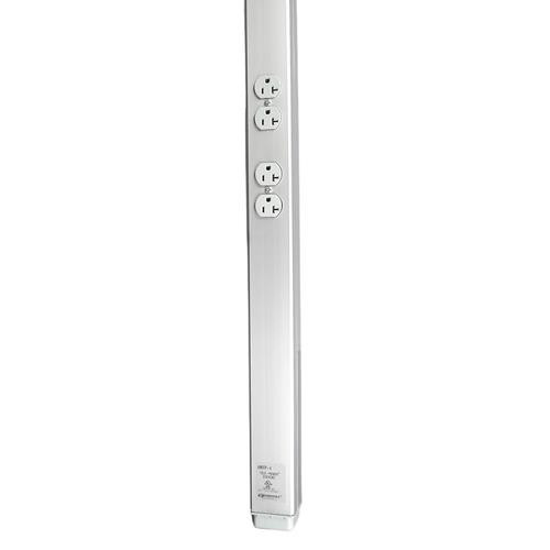 WIREMOLD  chemin de câble 0° Support de câble droit Aluminium - AMDTP-412