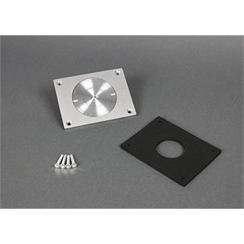 WIREMOLD  Plaque de commutation et obturateur Aluminium - 830CKTCAL-3/4