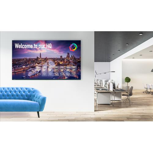 Avocor  affichage de messages 2,49 m (98") LED Wifi 450 cd/m² 4K Ultra HD Intégré dans le processeur Android 16/7 - AVK-9810