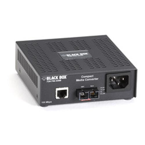 Black Box  convertisseur de support réseau 100 Mbit/s 850 nm Monomode Noir - LHC006A-R4