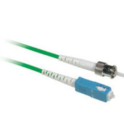 C2G 1m ST/SC Simplex 9/125 Single-Mode Fiber Patch câble InfiniBand et à fibres optiques Vert - 33390