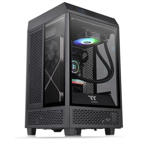 Thermaltake The Tower 100 Mini Tower Noir - CA-1R3-00S1WN-00