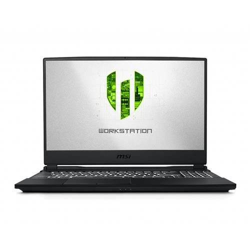 MSI Workstation  laptop Intel® Core™ i7 i7-9750H Station de travail mobile 39,6 cm (15.6") Full HD 32 Go DDR4-SDRAM 1,51 To HDD+SSD NVIDIA Quadro T2000 Wi-Fi 6 (802.11ax) Windows 10 Pro Noir - WE65 9TJ-014CA