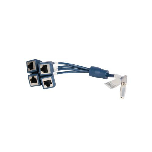 HPE Networking Comware X260 Mini D-28 to 4-RJ45 0.3m Router Cable - JG263A