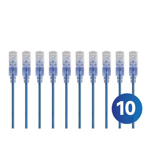 Monoprice  câble de réseau Bleu 9,1 m Cat6a U/UTP (UTP) - 33256