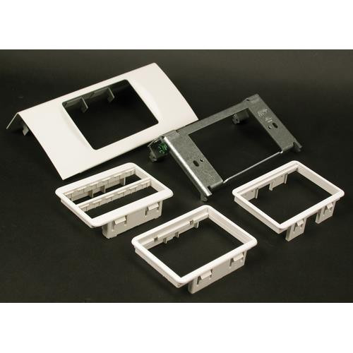 WIREMOLD  Plaque de commutation et obturateur Blanc - DS4047MAB-DG