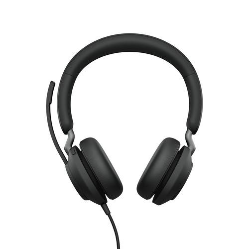 Jabra Evolve2 40 SE Casque Avec fil Arceau Appels/Musique USB Type-C Noir - 24189-989-889
