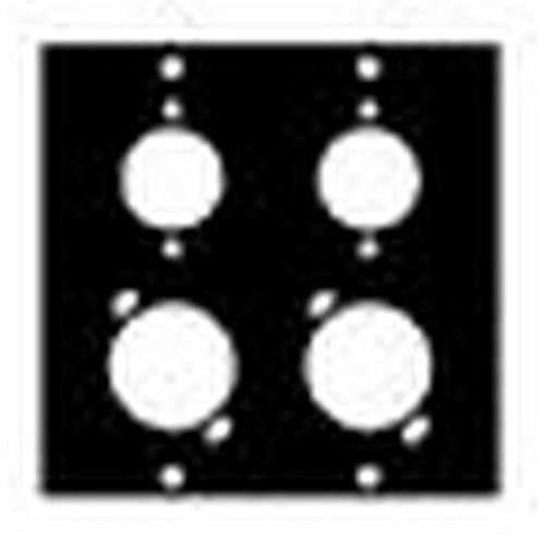 Middle Atlantic Products UCP Panels Panneau de connecteurs - COMBO4