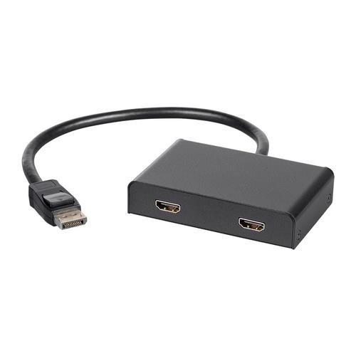 Monoprice  câble vidéo et adaptateur DisplayPort 2 x HDMI Noir - 21974