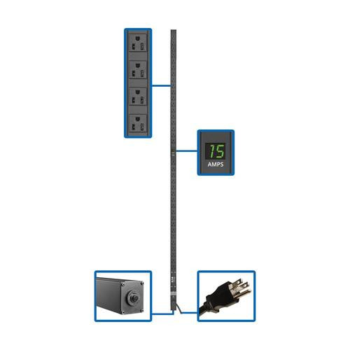Tripp Lite  unité de distribution d'énergie 36 sortie(s) CA 0U Noir - PDUMV15-72
