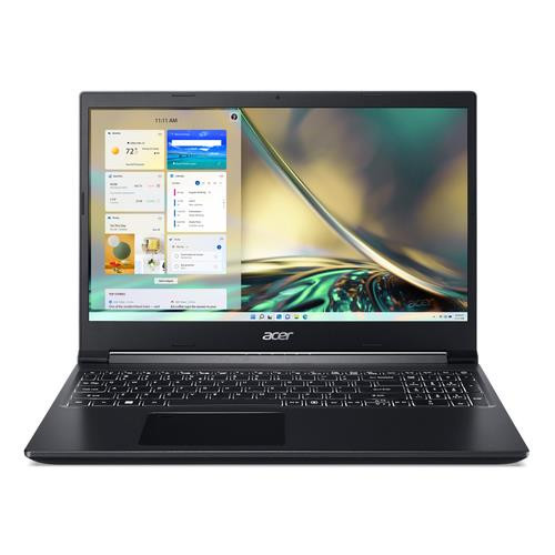 Acer Aspire 7 A715-43G-R83Y AMD Ryzen™ 7 5825U Ordinateur portable 39,6 cm (15.6") Full HD 16 Go DDR4-SDRAM 1 To SSD NVIDIA GeForce RTX 3050 Ti Wi-Fi 6 (802.11ax) Windows 11 Home Noir - NH.QHHAA.001