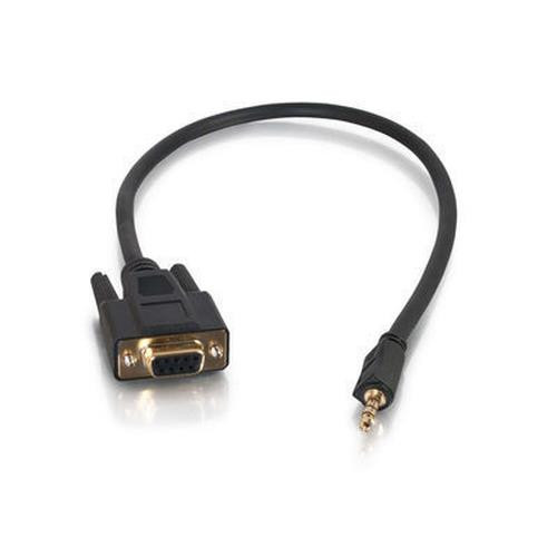 C2G 1.5ft DB9/3.5mm 0,4572 m 3,5mm VGA (D-Sub) Noir - 02445