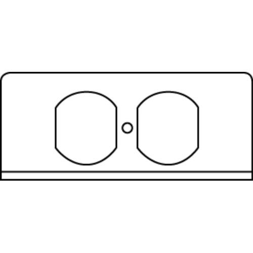 WIREMOLD  Plaque de commutation et obturateur - FIFP-R
