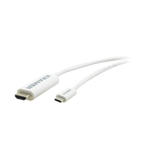 Kramer Electronics C-USBC/HM-6 1,8 m USB Type-C HDMI Type A (Standard) Blanc - 99-97211106
