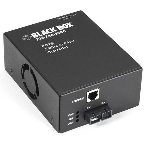 Black Box  convertisseur de support réseau Monomode Noir - TE165A-R2