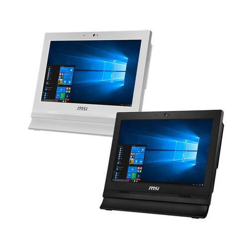 MSI Pro 10M-085US Intel® Celeron® 5205U 39,6 cm (15.6") 1366 x 768 pixels Écran tactile PC All-in-One 4 Go DDR4-SDRAM 128 Go SSD Windows 11 Pro Wi-Fi 5 (802.11ac) Noir - PRO 16T 10M-085US