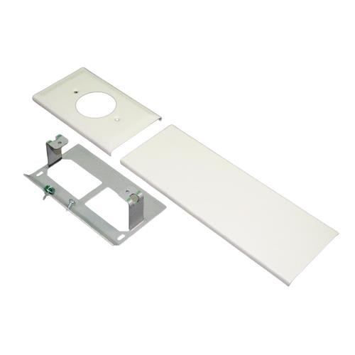 WIREMOLD  Plaque de commutation et obturateur Ivoire - 30TP-A