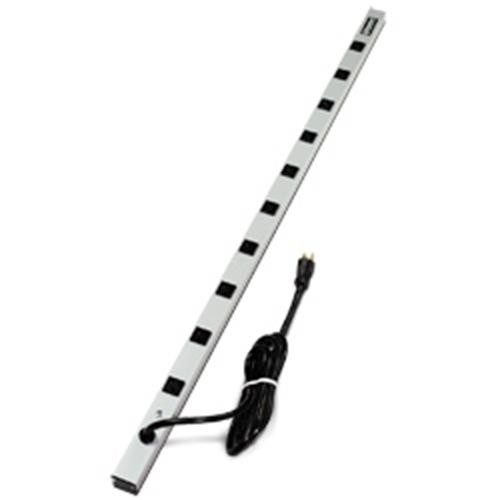 WIREMOLD  multiprise 1,8 m 10 sortie(s) CA Intérieure Noir, Gris - 4810BCS20R