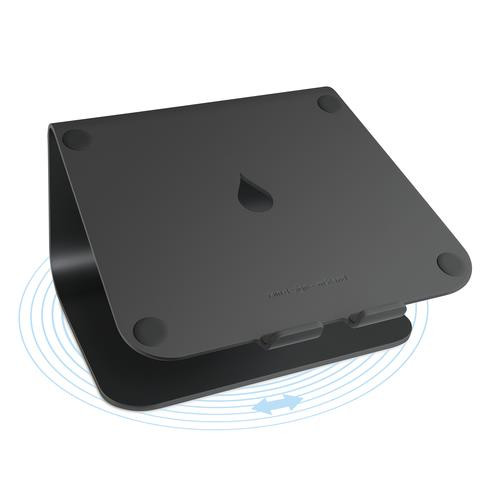 Rain Design mStand360 - drehbarer Aluminium Stand für MacBooks Notebooks bis 15 zoll Supports de Laptop Noir 38,1 cm (15") - 10076