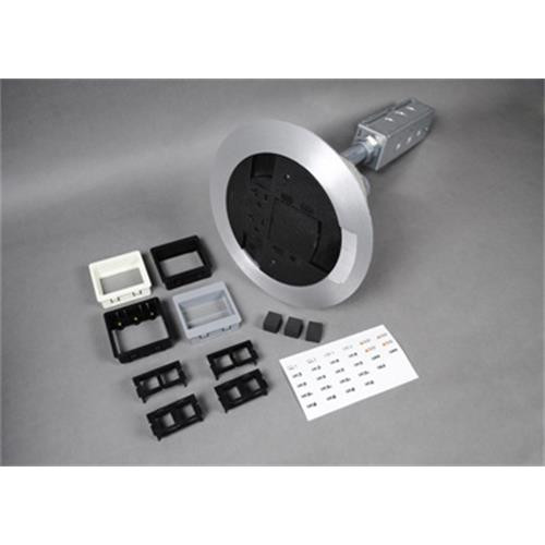 WIREMOLD  Accessoire de boîtier de sortie Noir, Argent 1 pièce(s) - AV3ATCBK