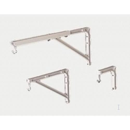 Da-Lite No. 23 Wall Brackets, White, 14.5" - 24" Extension - 40933