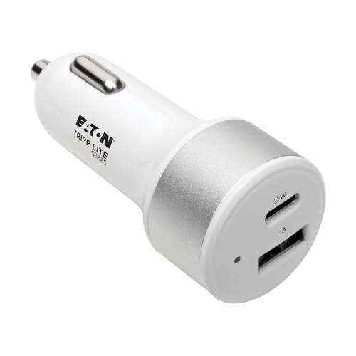Tripp Lite  chargeur d'appareils mobiles Universel Blanc Allume-cigare Charge rapide Auto - U280-C02-C1A1