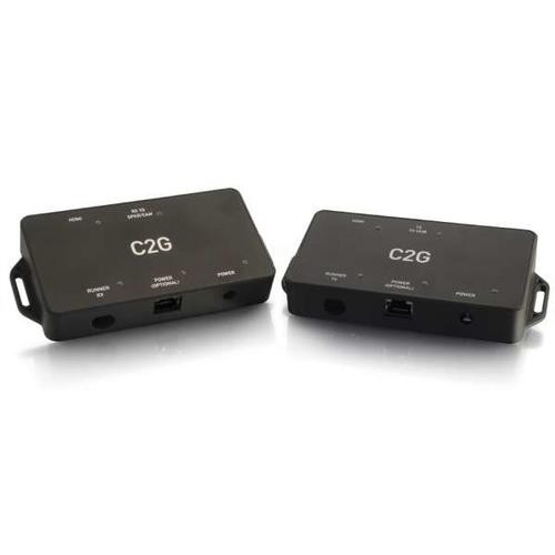 C2G  extension audio/video Émetteur AV Noir - 34028