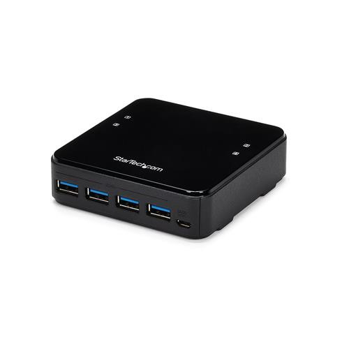 StarTech.com Switch de partage de périphériques USB 3.0 (5Gbps) avec 4 entrées / 4 sorties - HBS304A24A