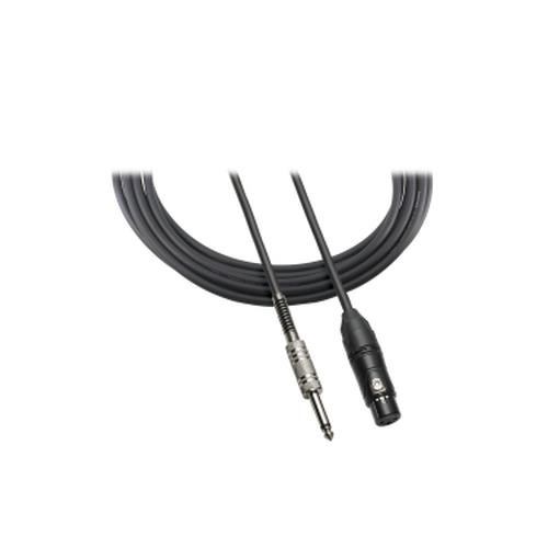 Audio-Technica  câble audio 3 m 6,35 mm XLR (3-pin) Noir - ATR-MCU10