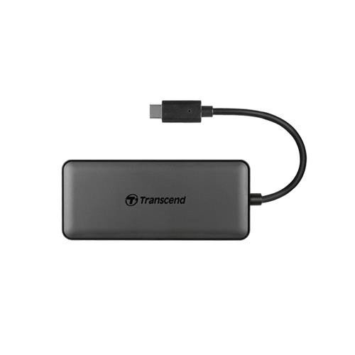 Transcend HUB5C USB 3.2 Gen 2 (3.1 Gen 2) Type-C Noir - TS-HUB5C