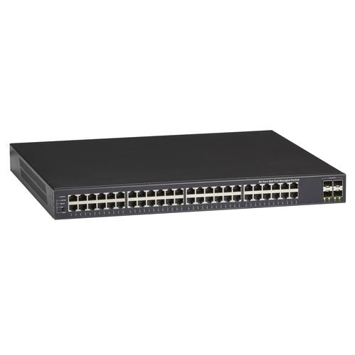Black Box  commutateur réseau Géré L2 Gigabit Ethernet (10/100/1000) Connexion Ethernet, supportant l'alimentation via ce port (PoE) Noir - LPB2952A