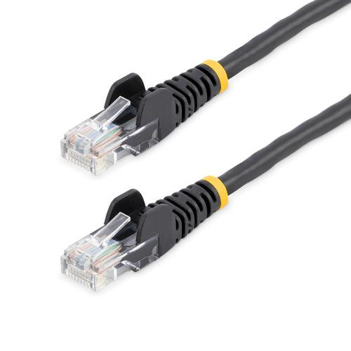 StarTech.com 15 ft Black Snagless Category 5e (350 MHz) UTP Patch Cable câble de réseau Noir 4,57 m - 45PATCH15BK