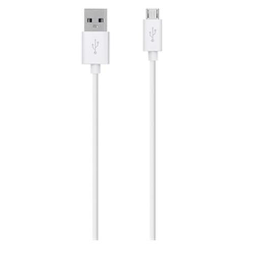 Belkin 1.2m USB 2.0 - microUSB m/m câble USB 1,2 m USB A Micro-USB B Blanc - F2CU012BT04-WHT