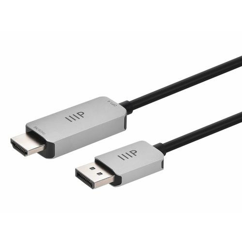 Monoprice  câble vidéo et adaptateur 1,8 m DisplayPort HDMI Noir - 44344
