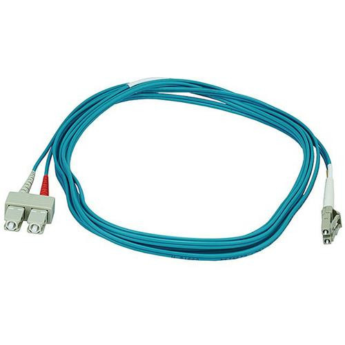 Monoprice  câble InfiniBand et à fibres optiques 3 m LC SC OFNR Couleur aqua, Bleu - 6392