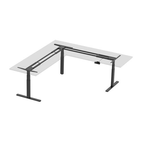 Monoprice  Cadre de bureau Electrique 3 pieds Noir - 34827 Monoprice  Cadre de bureau Electrique 3 pieds Noir - 34827