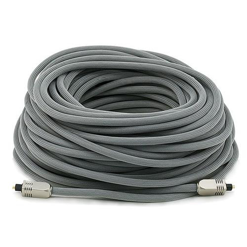 Monoprice S/PDIF/S/PDIF, M/M, 30.48 m câble audio 30,48 m Toslink Gris, Acier inoxydable - 3449